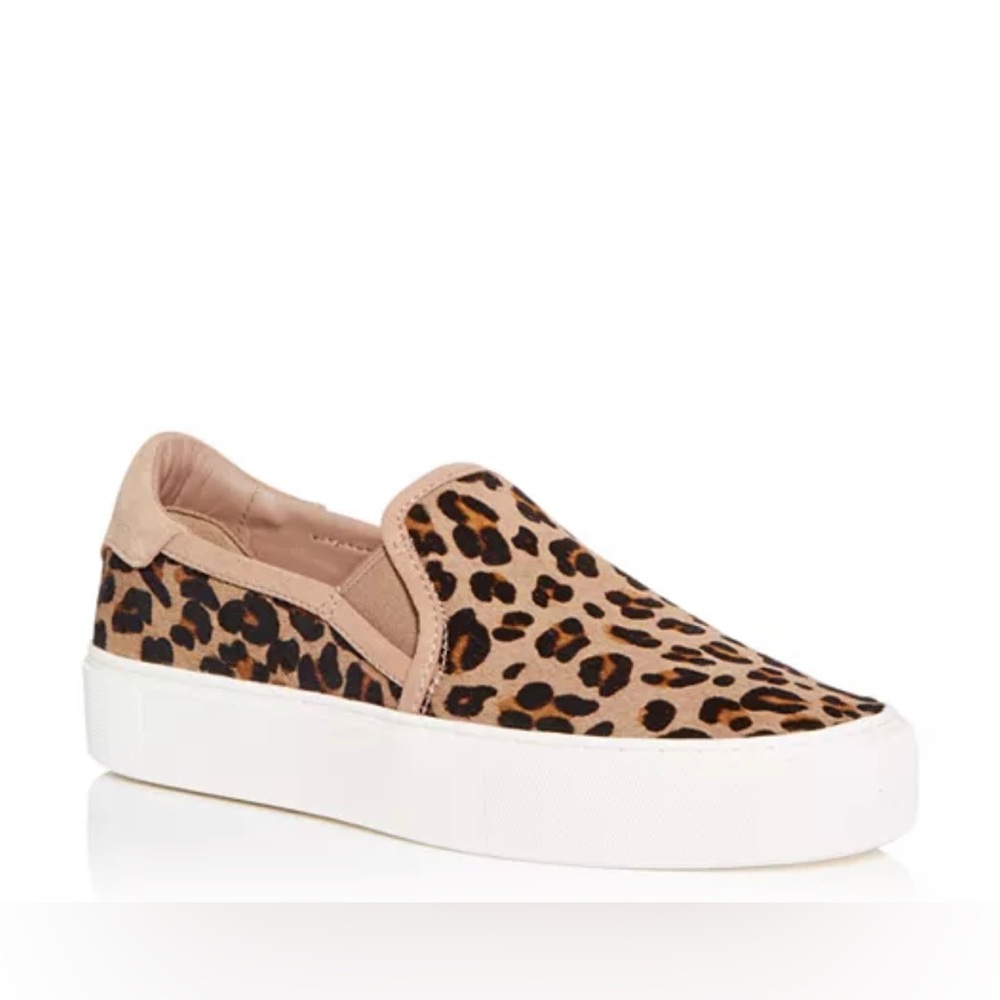 Ugg Women’s Jass Exotic Leopard Print Calf Hair Slip On Sneakers